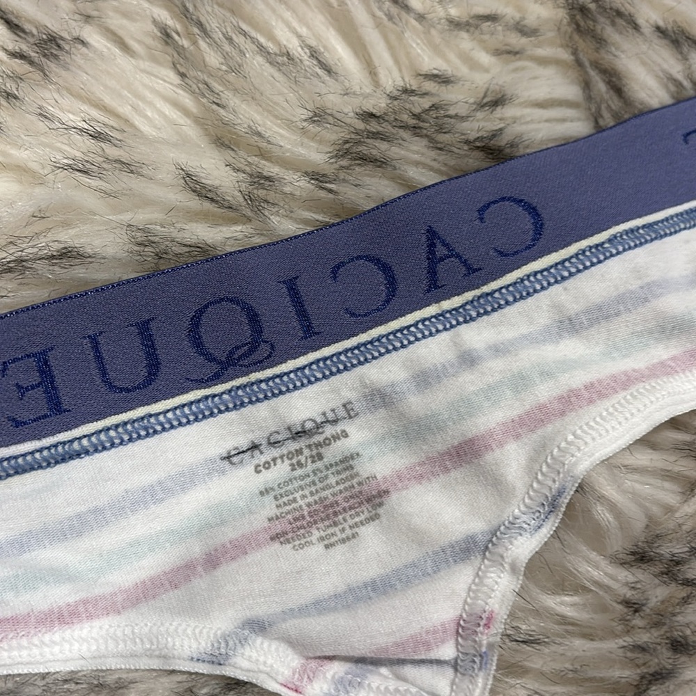 ✨3/$30✨ NWT CACIQUE Cotton Thong 26/28 - Picture 4 of 5